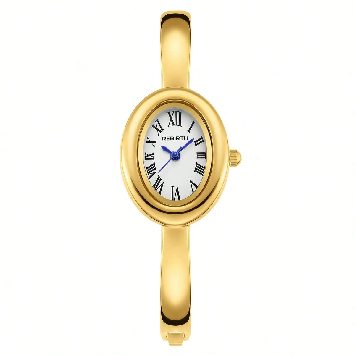 REBIRTH Women's Roman Numeral Bracelet Quartz Watch Women's Quartz Watch Nixie WHITE