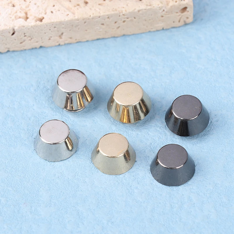 10 Sets Metal Bag Feet Bottom Rivets for DIY Leather Crafts Leather Craft Rivets Nixie