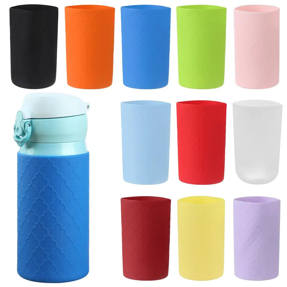 Silicone Water Bottle Boot Anti-Slip Bottom Sleeve Cover Bottle Boot Sleeve Nixie