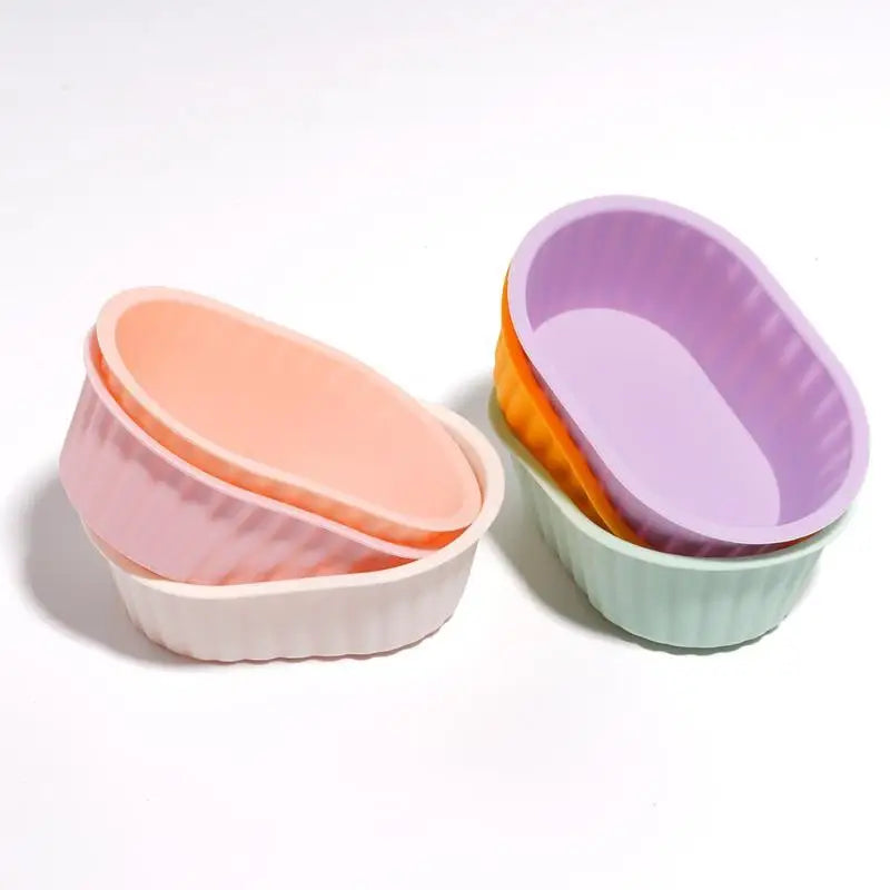 Air Fryer Silicone Baking Cups 5-Pack | Nonstick Ramekins Silicone Baking Cups Nixie