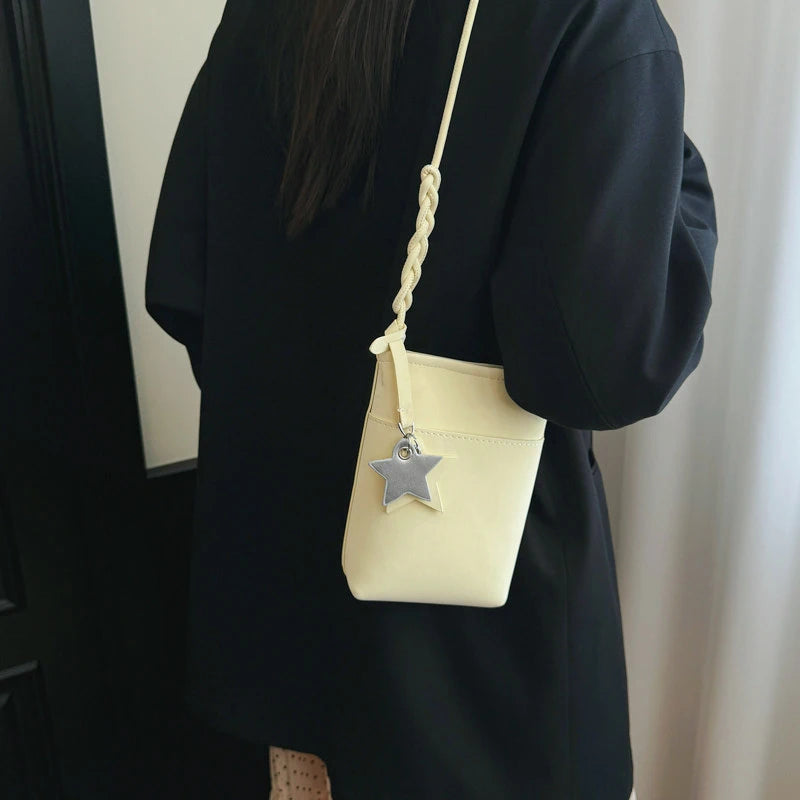 Korean Mini Crossbody Bucket Bag – Trendy Phone Bag Mini Crossbody Bag Nixie