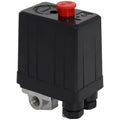 220V Air Compressor Pressure Switch 4-Port 90-120 PSI Control Valve Compressor Pressure Switch Nixie Khaki