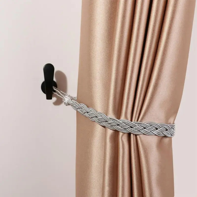 2Pcs Retro Metal Curtain Tieback Hooks | Wall Mounted Holdbacks Curtain Tieback Hooks Nixie