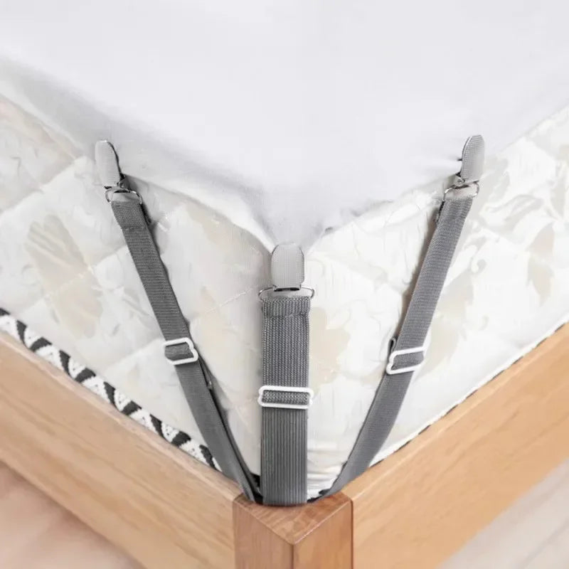 4-Pack Adjustable Elastic Sheet & Tablecloth Holder Clips