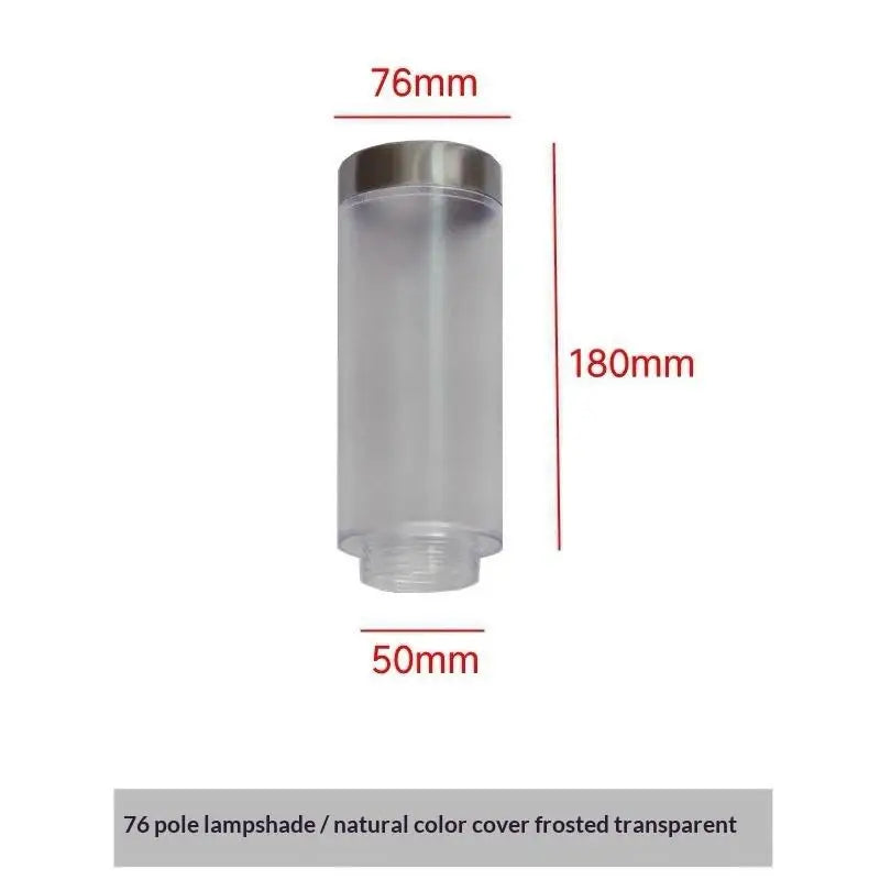 Frosted E27 Lamp Shade 76mm 114mm Outdoor Lawn Light Replacement Outdoor Lamp Shade Nixie A7