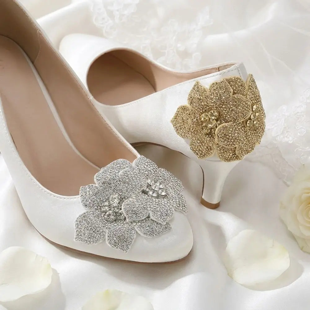 3D Camellia Rhinestone Flower Patch for DIY Sewing & Crafts