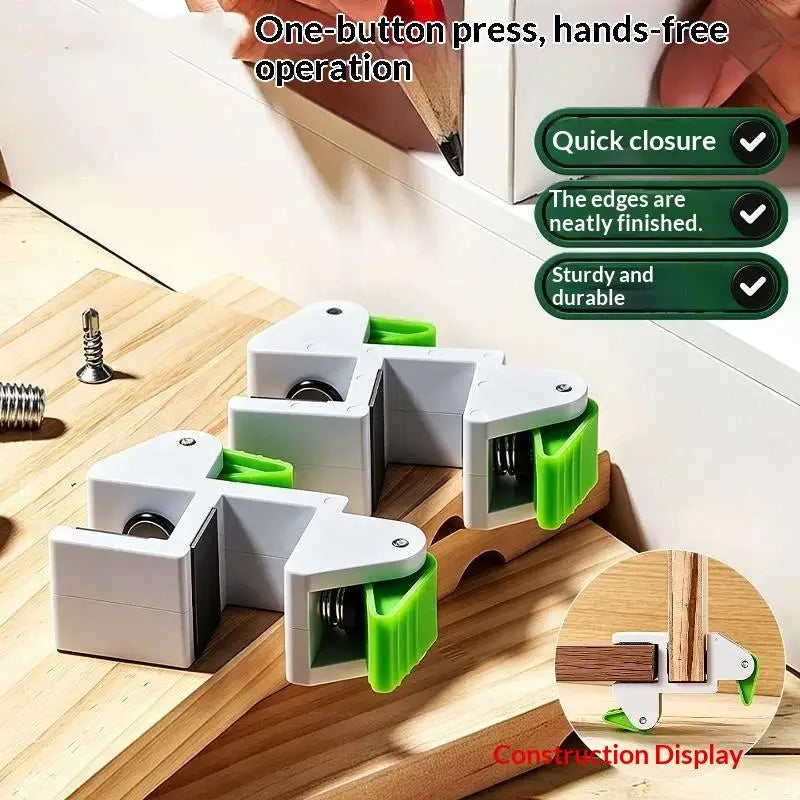 90° Right Angle Quick Clamp Woodworking Fixing Tool 1-2Pcs