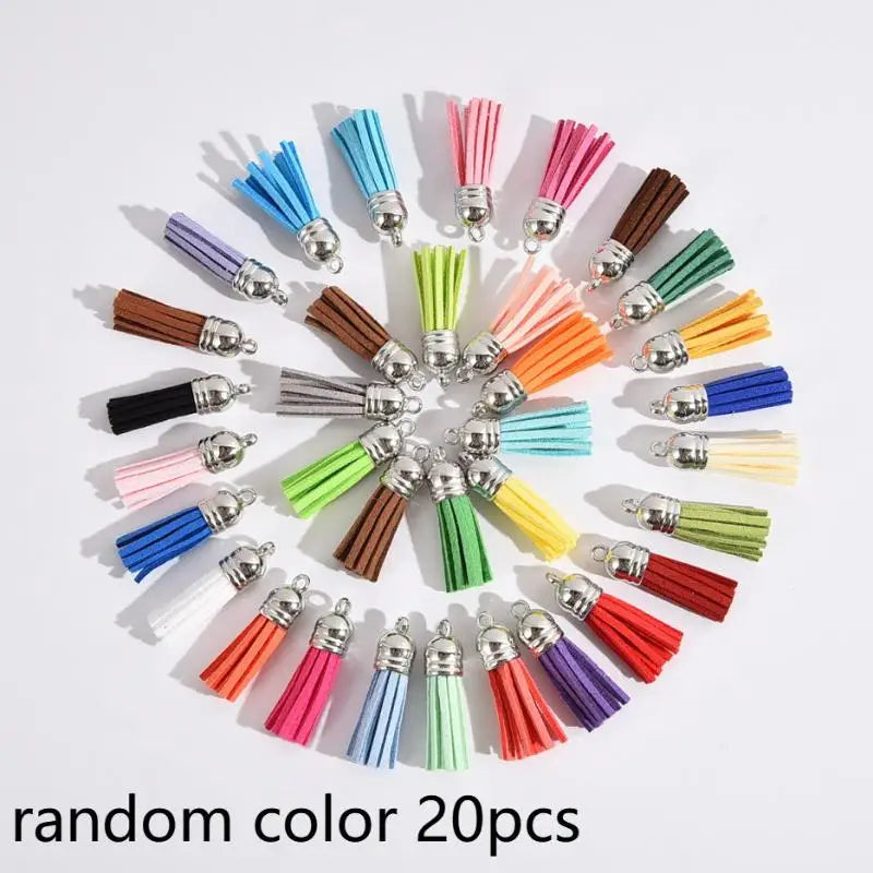 Velvet Tassel Pendants 10/20Pcs – Colorful DIY Jewelry Charms DIY Tassel Charms Nixie A20