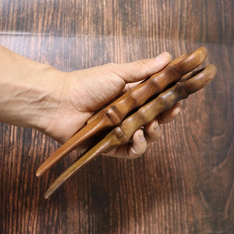 Sandalwood Carved Knife Ornament | Decorative Wood Handicraft Wooden Knife Ornament Nixie