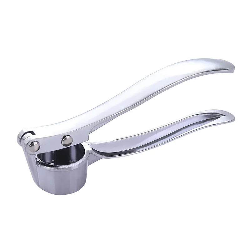 Zinc Alloy Manual Garlic Press Crusher & Mincer – Easy Clean Garlic Press Nixie A