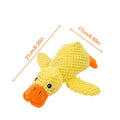 Dog Calming Duck Plush Squeaky Chew Toy – S, M & L Sizes Dog Plush Toy Nixie S