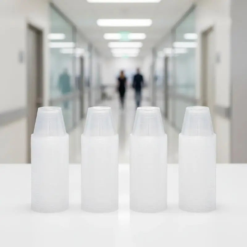 100Pcs 1oz 30ml Clear Graduated Plastic Paint Mixing Cups Paint Mixing Cups Nixie