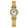 REBIRTH Gold Roman Numeral Quartz Women's Watch | Steel Strap Women's Quartz Watch Nixie Gold