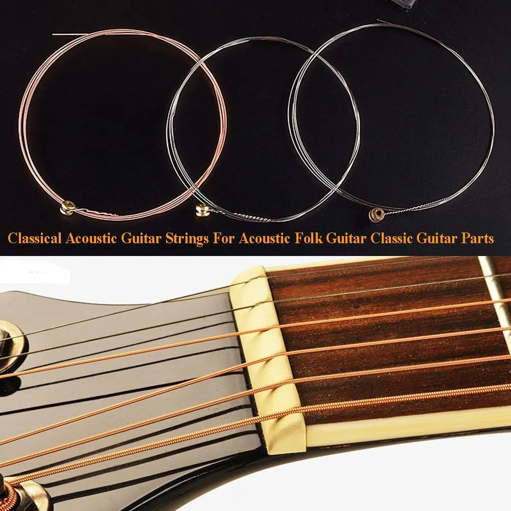 Acoustic Guitar Strings Stainless Steel & Bronze Wound – 3 Styles Guitar Strings Nixie