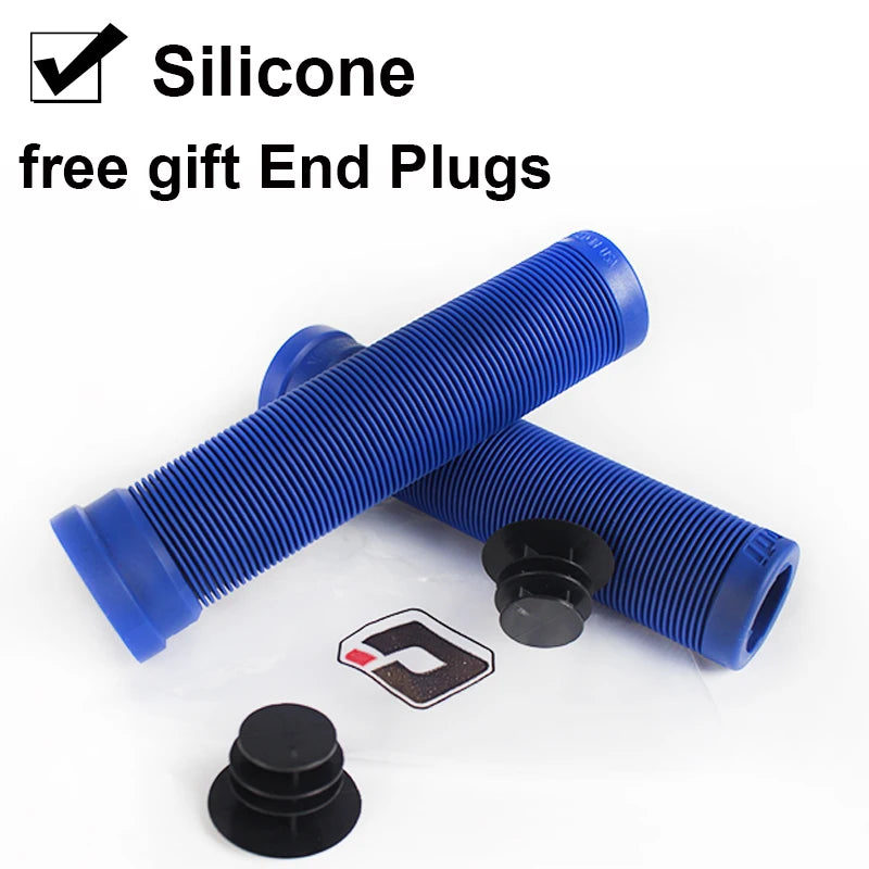 ODI 22mm Silicone MTB Bike Grips – Anti-Slip Handlebar Cover Bike Handlebar Grips Nixie dark blue