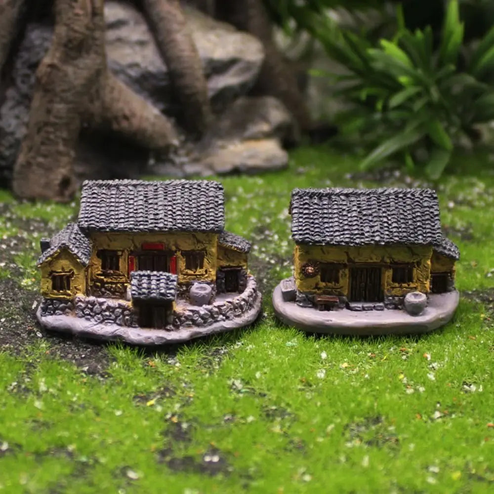 Resin Chinese Archway Miniature Figurine | DIY Home Decor Resin Miniature Figurine Nixie