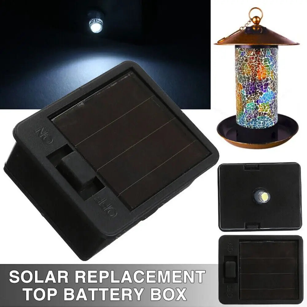 Solar Lantern Replacement Battery Box & Top | Garden Light Solar Light Accessory Nixie