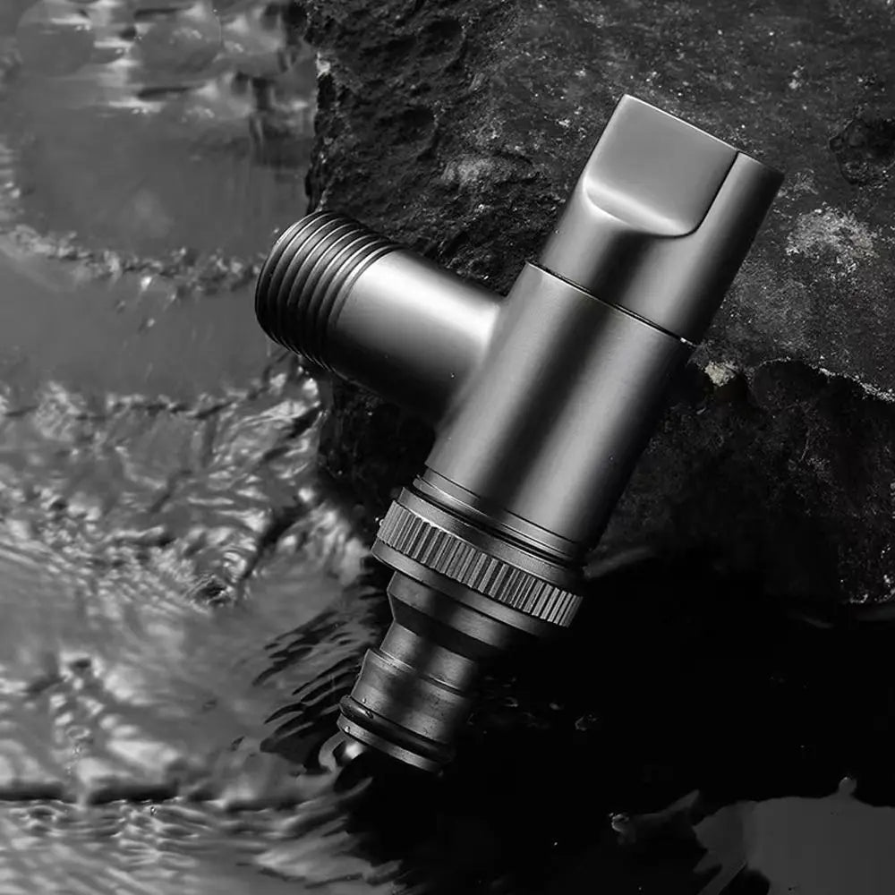 Wall-Mounted Stainless Steel Washing Machine Faucet Valve G1/2
