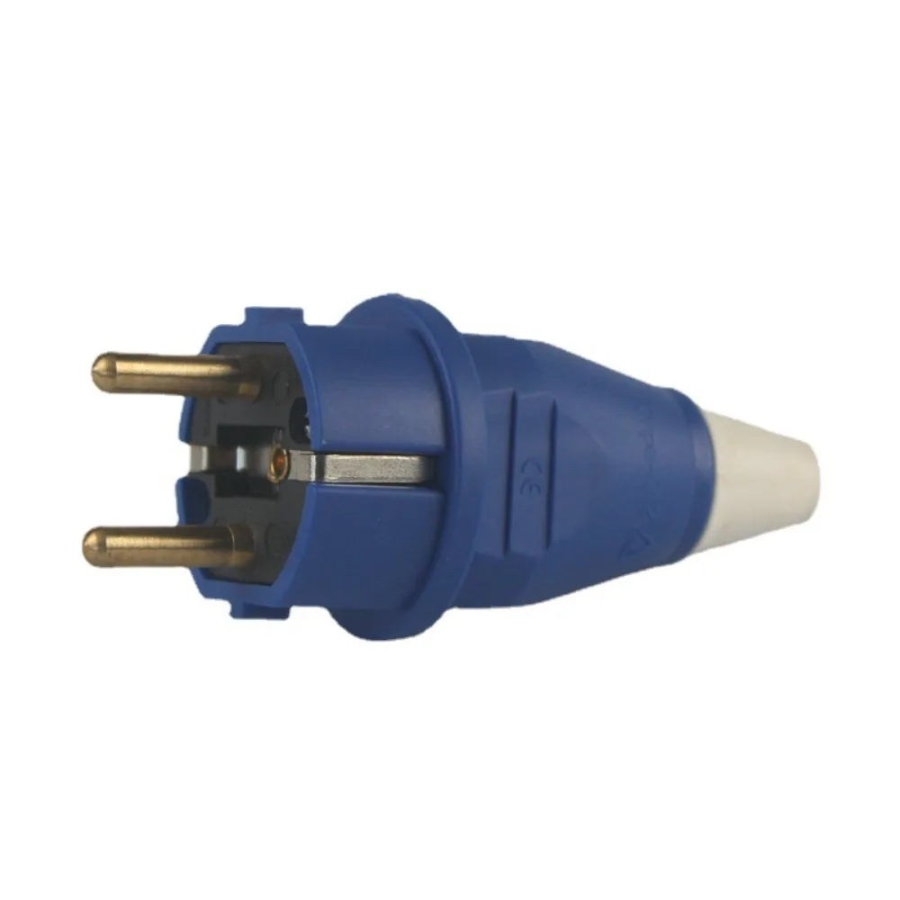 2-Pin 16A IP44 Waterproof Industrial Connector EU Socket Industrial Power Connector Nixie