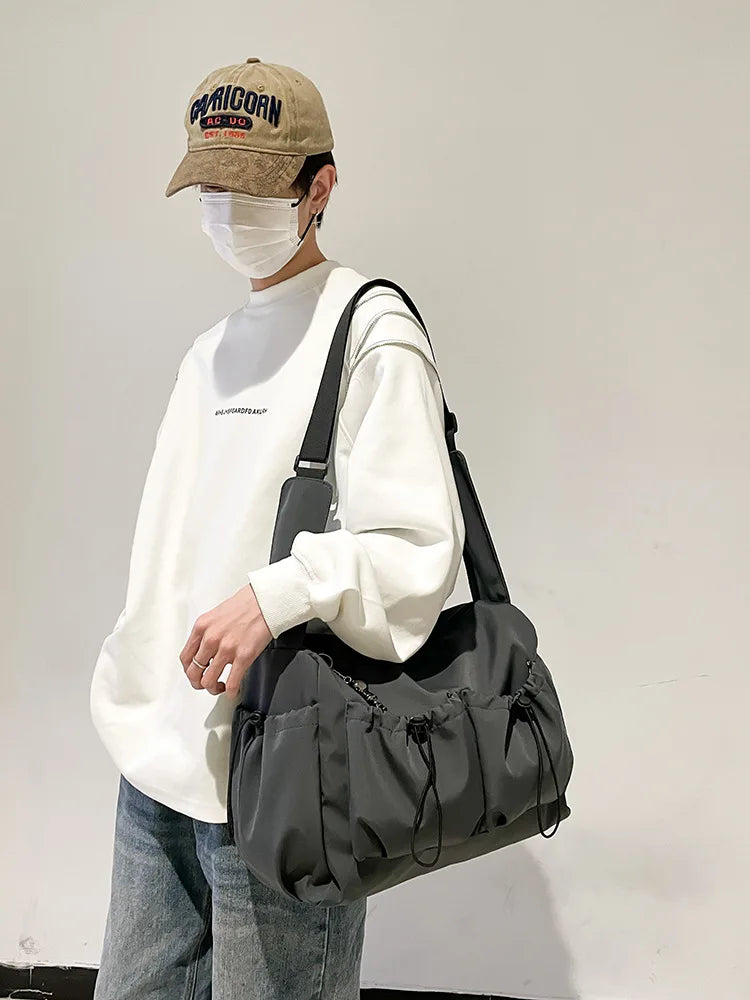Large Capacity Nylon Tote Bag – Unisex Shoulder & Crossbody Nylon Tote Bag Nixie