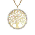 Crystal Tree Pendant Necklace – Ethnic Lucky Charm for Women Pendant Necklace Nixie Default Title