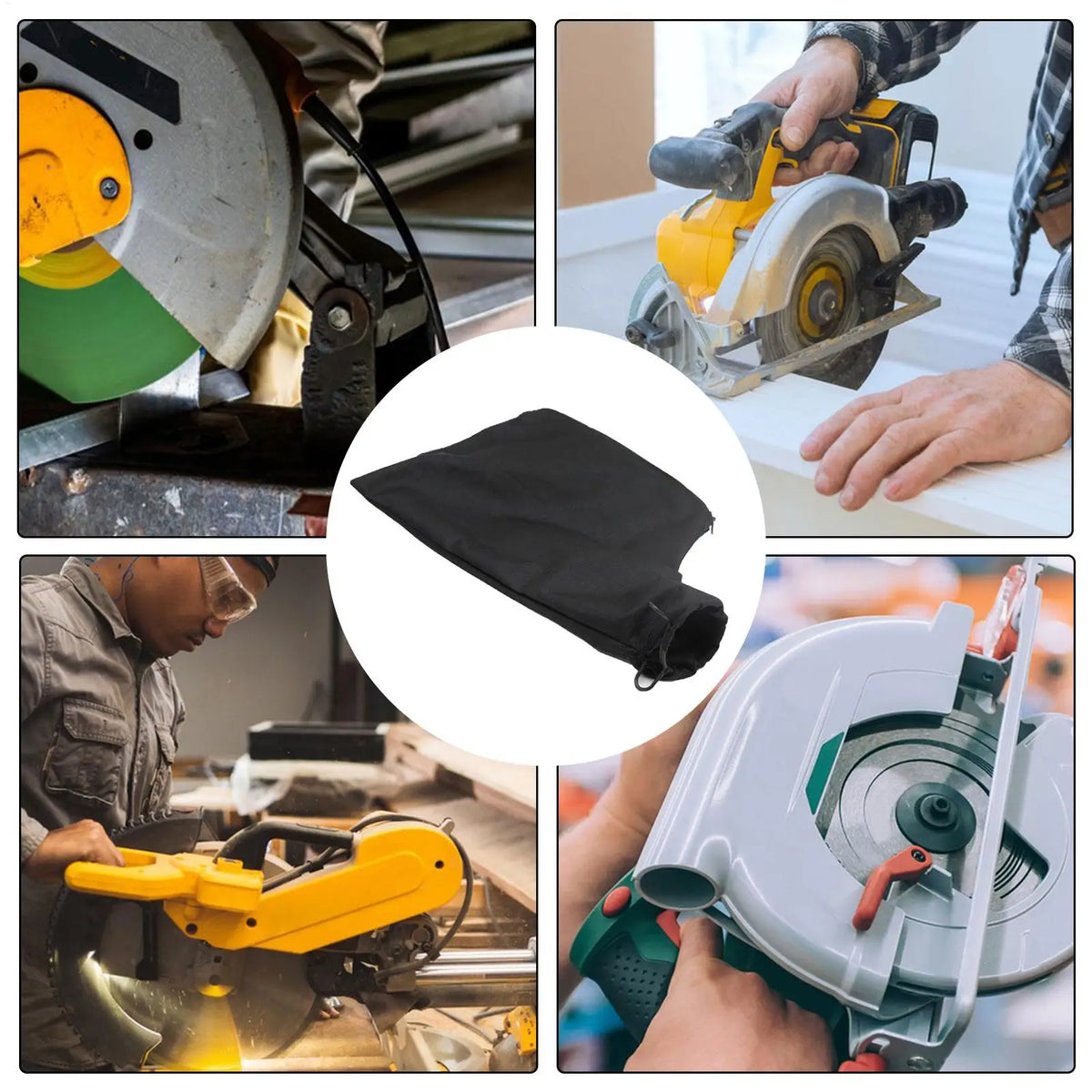 Miter Saw Dust Bag – Nylon Dust Collection Cloth Bag Saw Dust Bag Nixie