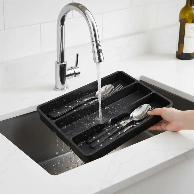 Expandable Cutlery Drawer Organizer Tray | Adjustable Kitchen Drawer Organizer Tray Nixie