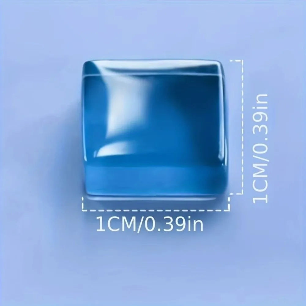 100/140PCS Glitter Glass Mosaic Tiles Square Crystal DIY Craft Mosaic Craft Tiles Nixie