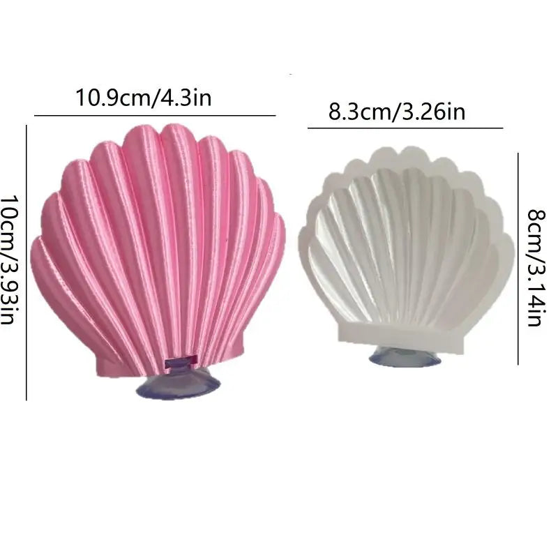 Betta Fish Shell Rest Platform with Suction Cup | 2 Sizes