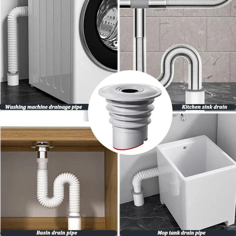 Silicone Sewer Seal Ring – Anti-Odor Floor Drain Plug Drain Seal Plug Nixie