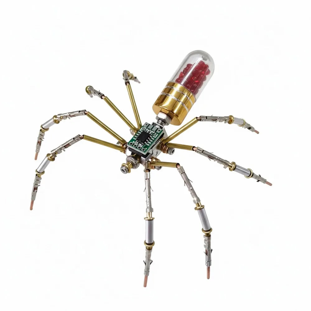 3D Mechanical Spider Metal Model Kit – DIY Assembly Puzzle