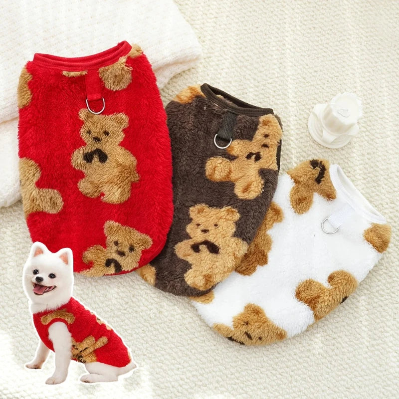 Pet Winter Flannel Pajamas Dog Cat Coat M–7XL | 2.5–35kg Pet Winter Coat Nixie