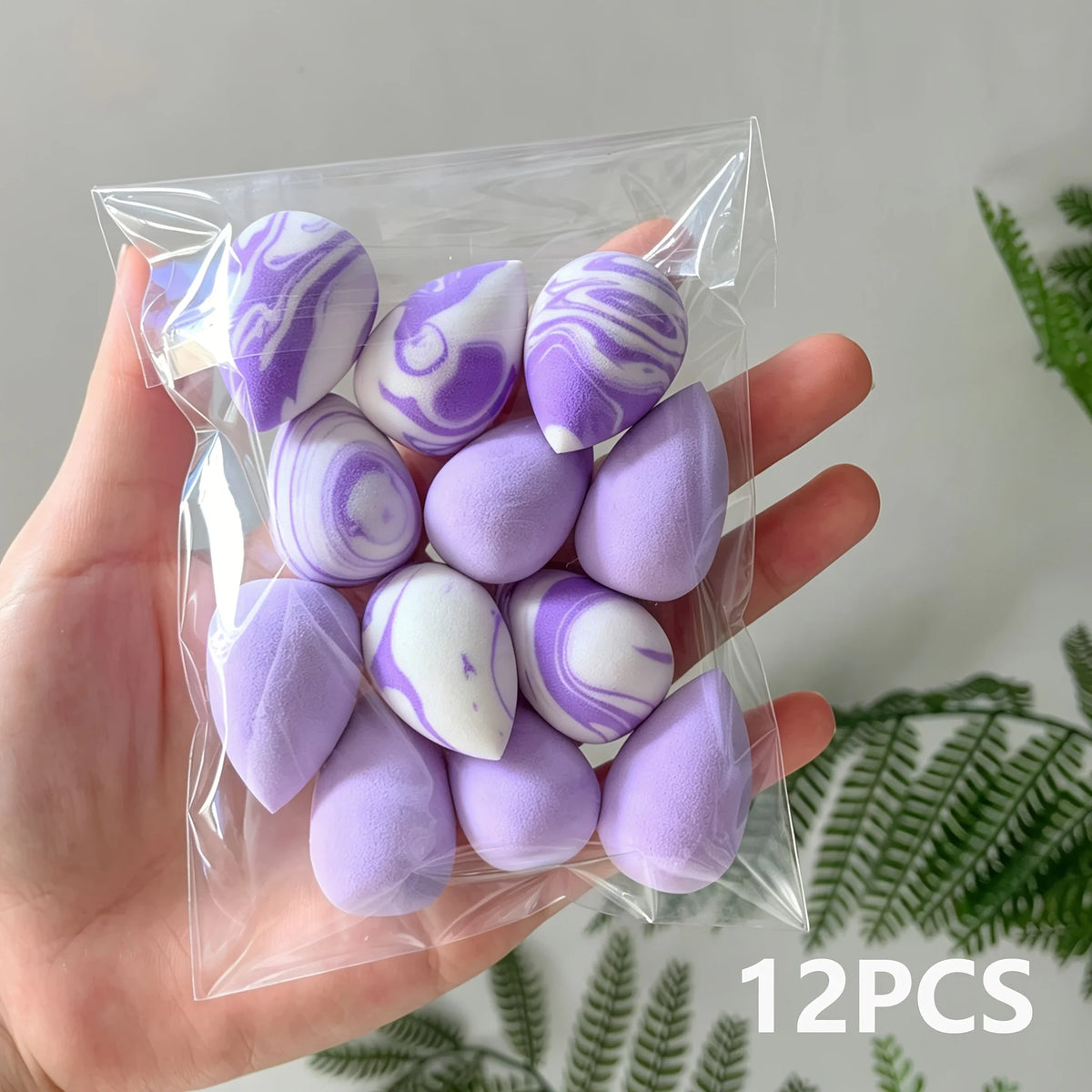 Marble Mini Makeup Sponge Set 12pc – Blending & Foundation