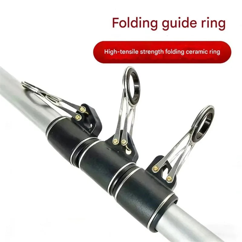 Stainless Steel Fishing Rod Guide Set – 16.2mm Tube & Ceramic Ring Fishing Rod Guide Nixie
