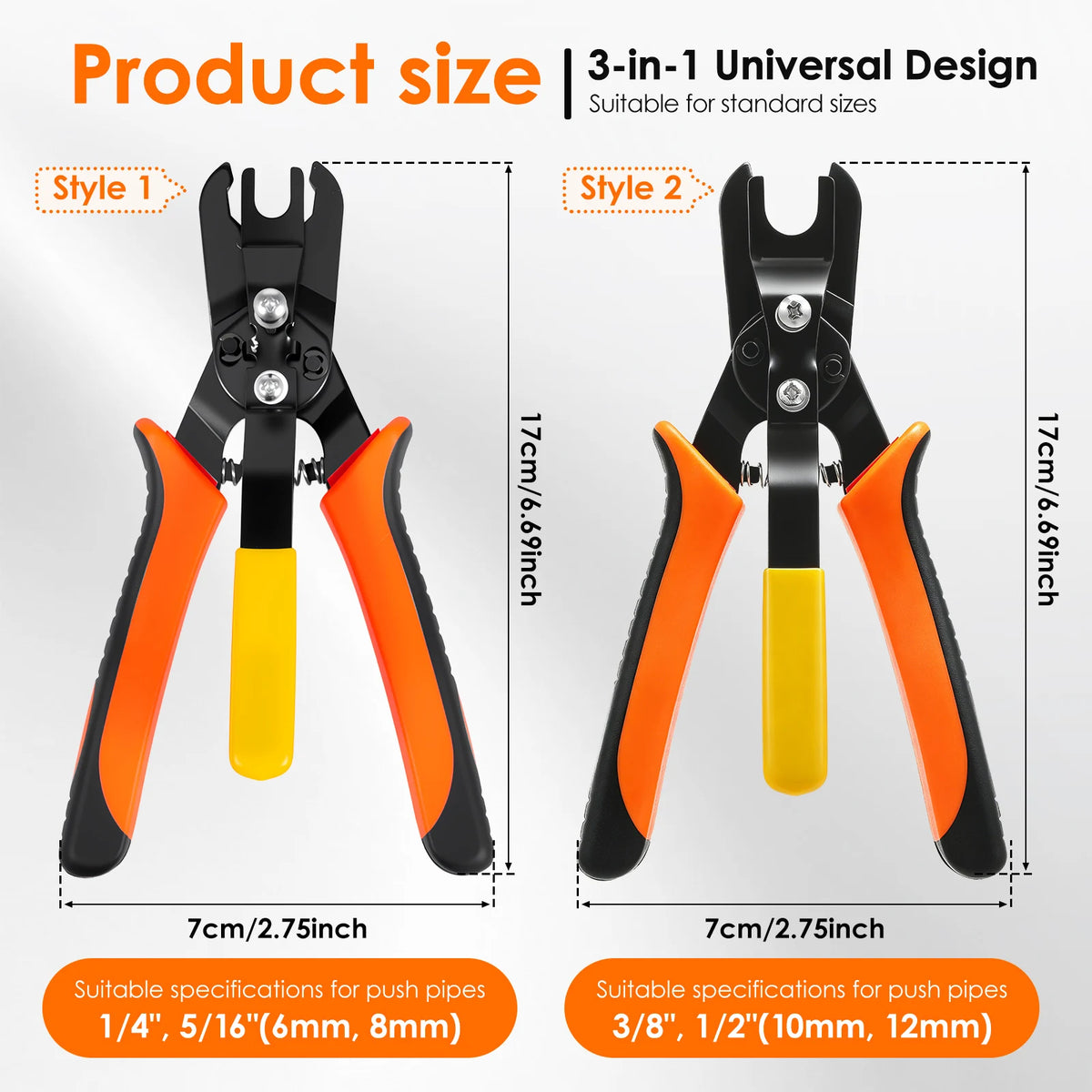 Pneumatic Disconnect Tool Set – Push-to-Connect Fitting Pliers