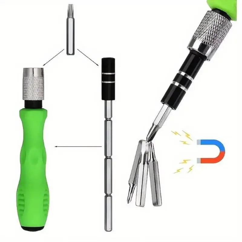 24/32-in-1 Precision Screwdriver Set – Magnetic Bits & Non-Slip Handle