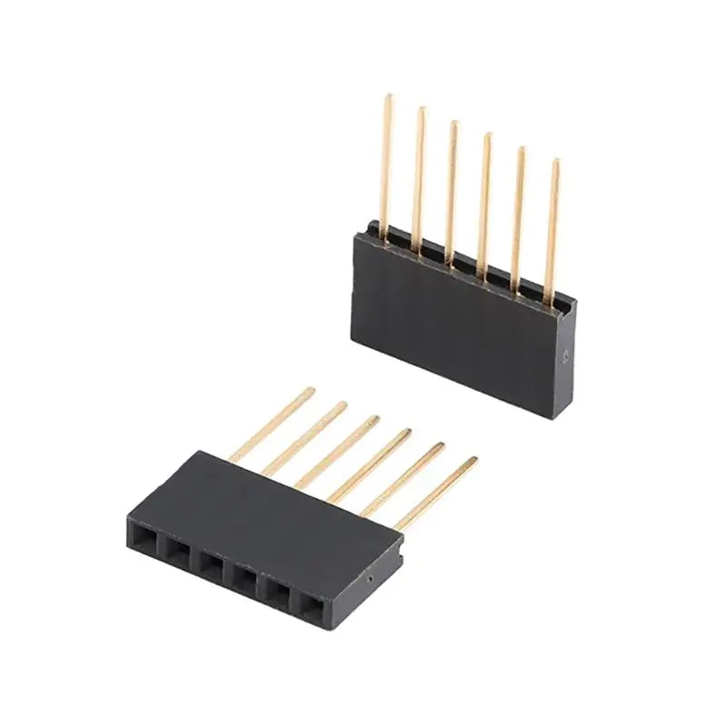 10PCS 2.54mm Female Long Pin Headers 11mm PCB Connectors PCB Pin Header Nixie