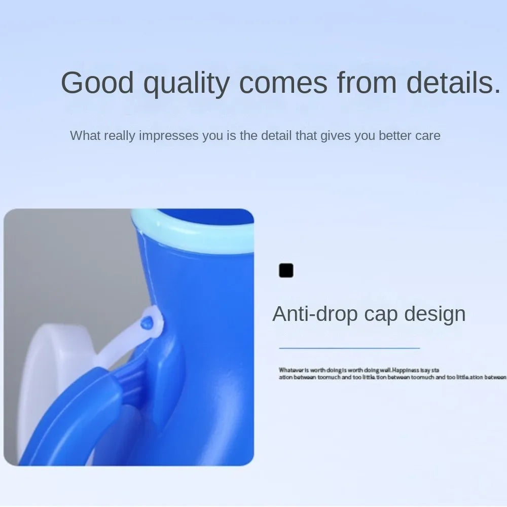 Portable Urinal Bottle with Lid – 1000ml Travel Night Pot Portable Urinal Bottle Nixie