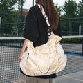 Nixie Large Capacity Travel Tote Crossbody Bag for Men & Women Travel Tote Bag Nixie White