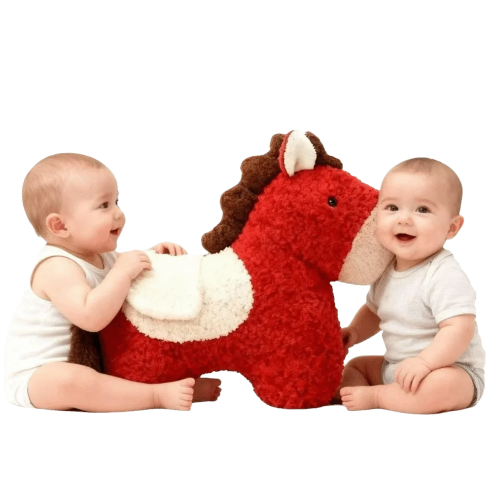 Horse Stuffed Animal Plush Throw Pillow – Lunar New Year Gift Plush Throw Pillow Nixie