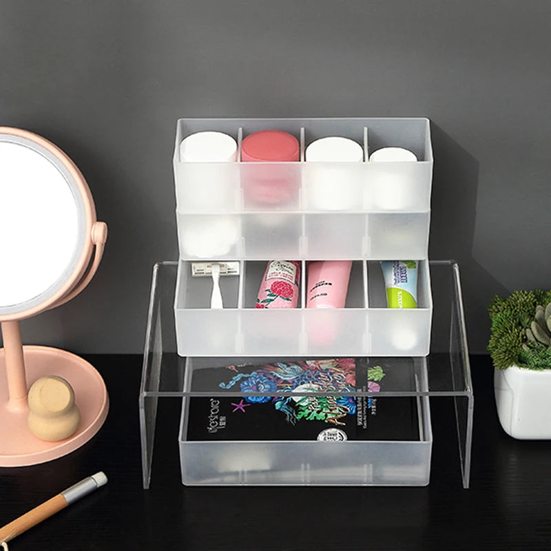 Japanese Multi-Compartment Drawer Organizer – Transparent Drawer Organizer Nixie