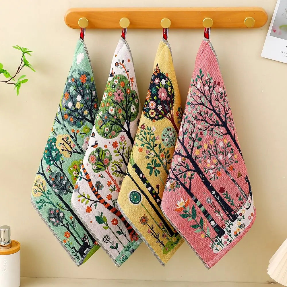 4-Layer Cotton Gauze Kitchen Towel 34x40cm – Quick Dry Dish Cloth Kitchen Dish Towel Nixie