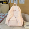 Angel Wing Y2K Embroidered Backpack – Lightweight Nylon Bag