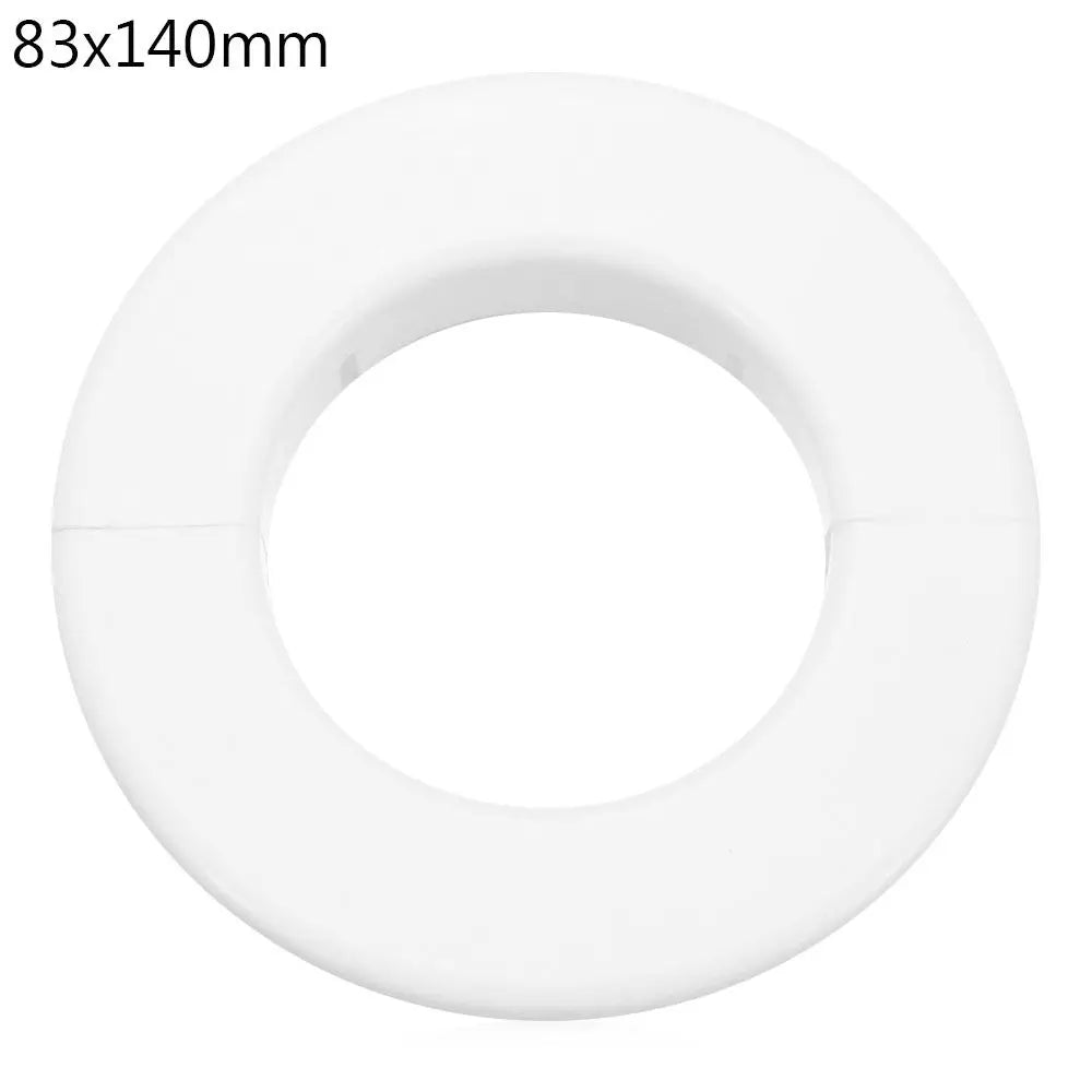 Chrome Pipe Wall Flange Cover – Faucet Decorative Escutcheon Pipe Wall Cover Nixie 83x140mm