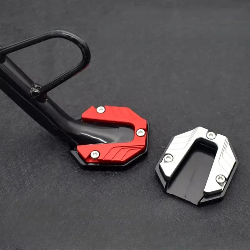 Aluminum Motorcycle Kickstand Extension Foot Pad Side Stand Kickstand Foot Pad Nixie