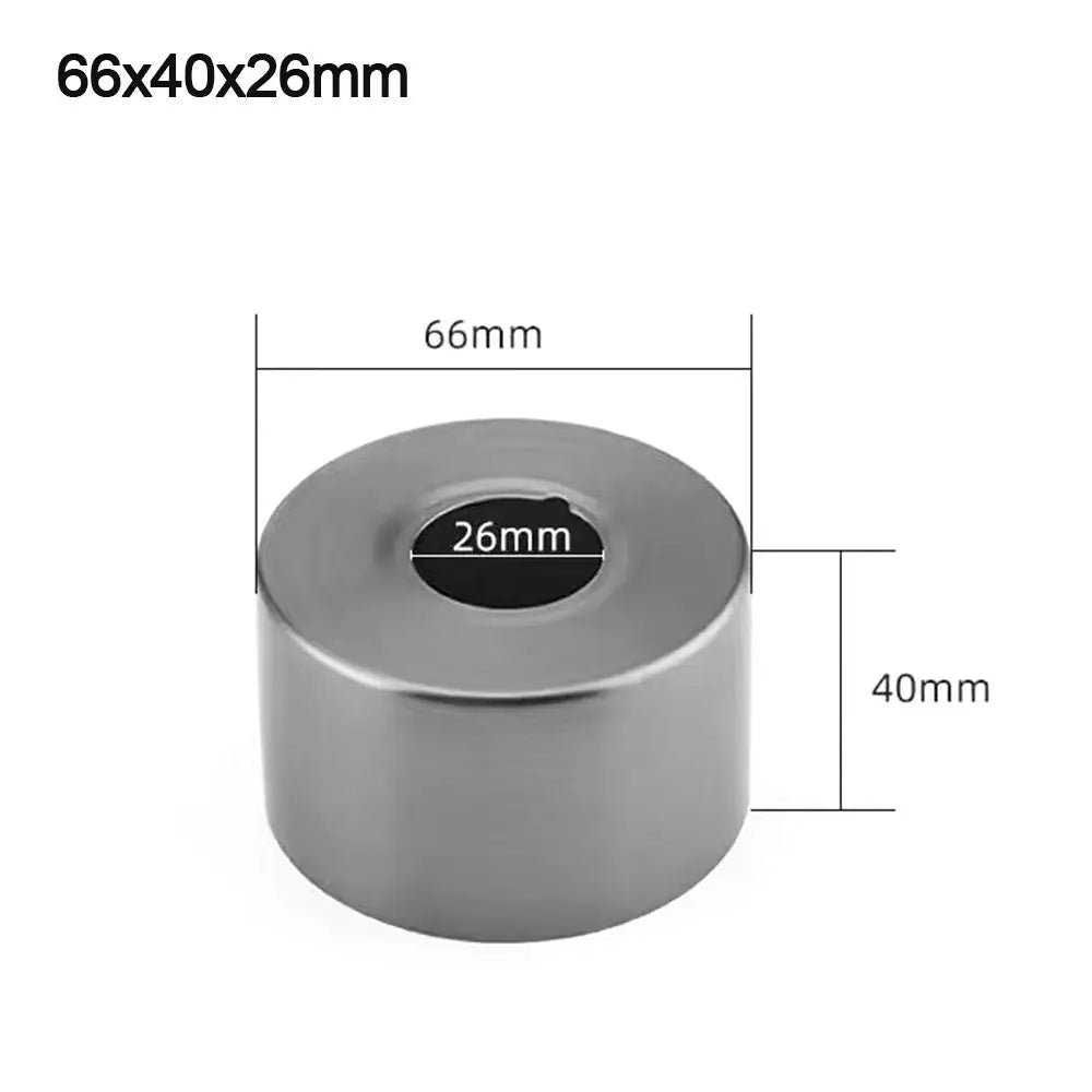 Round Stainless Steel Pipe Cover – Faucet Decorative Cap Pipe Decorative Cover Nixie 66x40x26mm