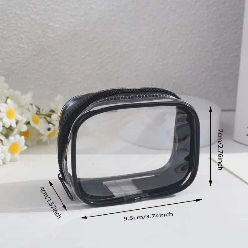 Clear Zipper Storage Bag – Mini Dustproof Portable Organizer