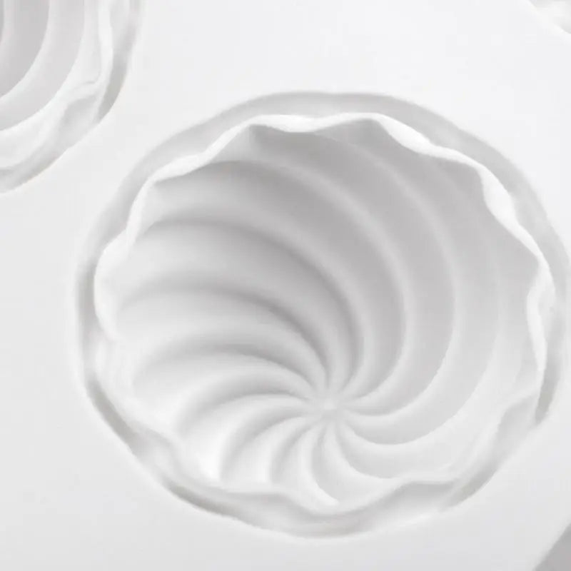6-Cavity Spiral Silicone Mold for Cake, Mousse & Soap Silicone Baking Mold Nixie
