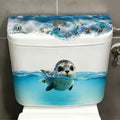 Sea Seal Toilet Tank Sticker – Waterproof Ocean Bathroom Decal Bathroom Decor Sticker Nixie Default Title