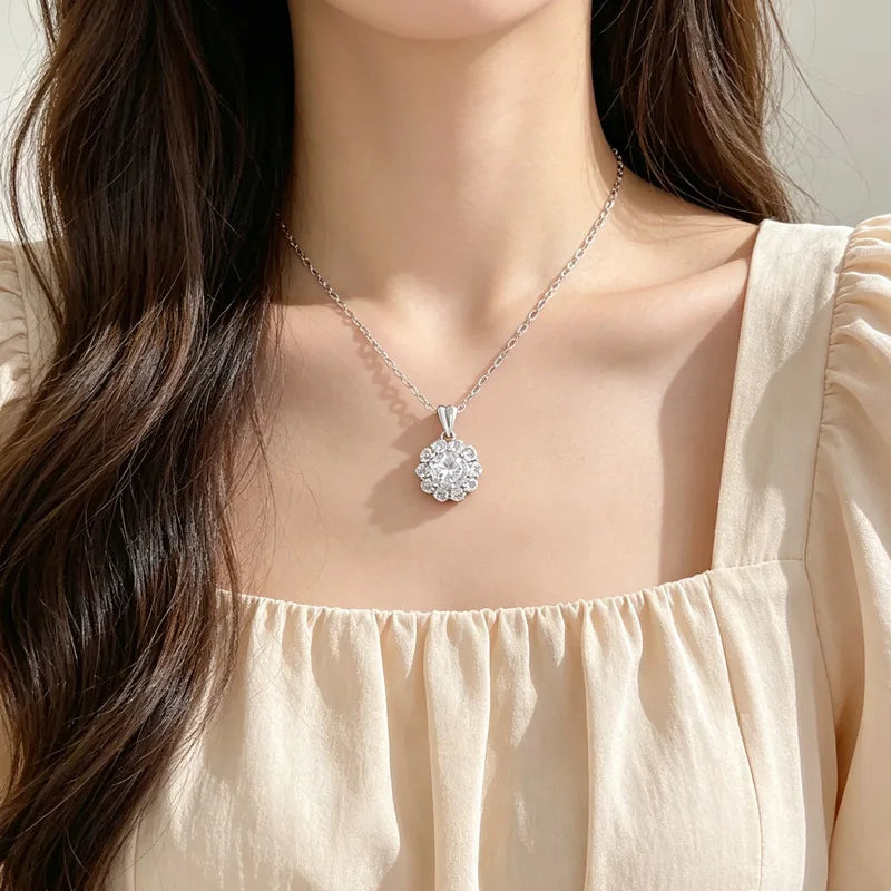Women's Zircon Collarbone Chain Necklace – Gold & Silver Chain Necklace Nixie